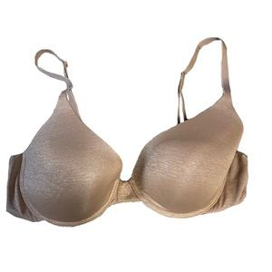 34C - Women's VICTORIA'S SECRET Uplift Semi Demi Bra in Nude Lined Underwire